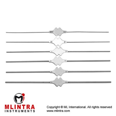 Bowman Probe Fig. 5/6 Stainless Steel, 13 cm - 5" Tip Diameter 1.5 mm - 1.6 mm